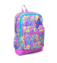 CORAL HIGH 33201 PEMBE SARI LAVANTA KAMUFLAJ DESENLİ DÖRT BÖLMELİ SIRT ÇANTASI