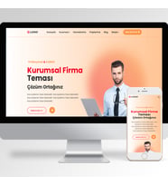 Hazır Kurumsal Web Sitesi Yazılımı V80