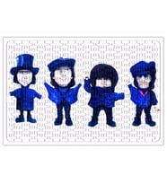the beatles help Puzzle 240 Parça Yapboz
