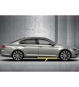 VW Passat B8 2015-2019 Sağ Ön Kapı Bandı Çıtası Kromaj 3G0853332A