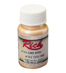 Rich Metalik Kumaş Boyası 50 cc. 3156 YAVRUAĞZI 