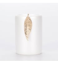 Leaf Diş Fırçalık İnci Altın