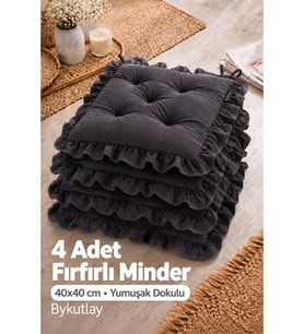 FIRFIRLI SANDALYE MİNDERİ