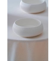 Acar Linea Porselen Beyaz Yuvarlak Kase 17x6 cm