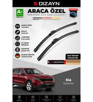S-Dizayn Kia Sorento Ön Cam Silecek Seti 2020 Üzeri Premium Araca Özel 65-40 Cm A+ Kalite
