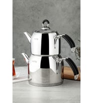 NEHİR 29006 MAXİ MODERN ÇELİK ÇAYDANLIK TAKIMI