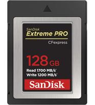 Sandisk Extreme Pro Cfexpress Hafıza Kartı Tip B 128 Gb (1.700 Mb/S Okuma, 1.200 Mb/S Yazma, Rescuep (Çok Renkli)