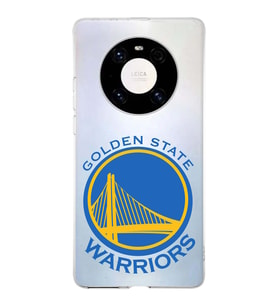 Huawei Mate 40 Pro Uyumlu Kapak Golden State Warriors Tasarımlı Şeffaf Silikon Kılıf