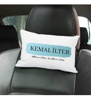 İsim ve Mesajlı Araç Koltuk Boyunluğu