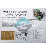 DC Motor Kontrol Devresi 4A (Hız Ve Yön Kontrollü)  Demonte Kit Kendin Yap