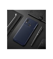 Huawei Honor Play Uyumlu Kılıf Zore Negro Silikon Kapak (Lacivert)