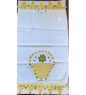 Havlu İşlemeli . Çeyizlik 50-87 cm (El işçiliği ile)