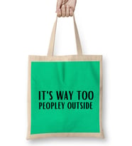 Sarcasm Funny Comment Quotes Gift - Sarcastic Women And Men Humorous Saying Bez Çanta Uzun Saplı