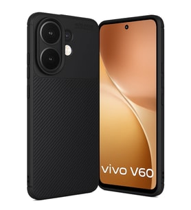 Pilelistore   Vivo V60 5G Auto Focus Karbon Kapak - Siyah