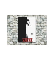 Scarface Al Pacino Ahşap Tablo Büyük Boy