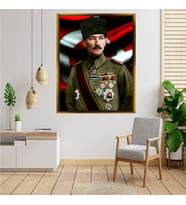 ÇERÇEVELİ ATATÜRK TABLO S714
