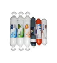 Pera Water Kapalı Kasa Su Arıtma Cihazlarına Uygun Platinium 80 Gpd Inline 6 Li Mineral Filtre Seti