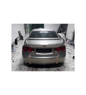 HONDA CİVİC FD6 MUGEN RR ÇİFT ÇIKIŞ FİBERGLASS BOYASIZ