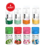 Homex- Alya  Oda Kokusu Makine Yedek 8 Al 5 Öde - 8 X 260 Ml