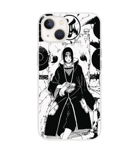 Iphone 14 PLUS Uyumlu Itachi Uchiha Tasarımlı Şeffaf Telefon Kılıfı