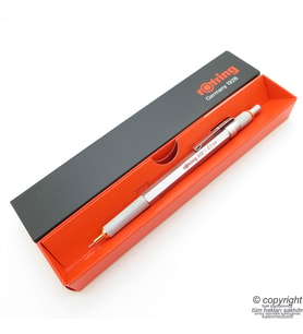 Rotring 800 Mekanik Kurşun Kalem, Krom 0.5 mm  İsme Özel Kalem (Siyah-Gri)