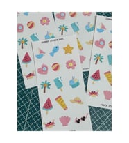 Summer Sticker Sheets 2 Parça