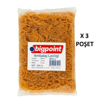 Bigpoint Mini Ambalaj Lastiği 500 Gram %100 Kauçuk x 3 Poşet