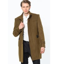 PLT8380 DEWBERRY ERKEK PALTO-DÜZ CAMEL
