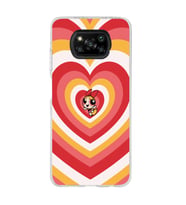 Poco X3 PRO / X3 NFC Uyumlu Powerpuff Blossom Tasarımlı Şeffaf Telefon Kılıfı