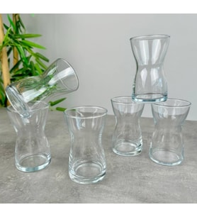 Paşabahçe 42991 130cc Irmak 6Lı Çay Bardağı