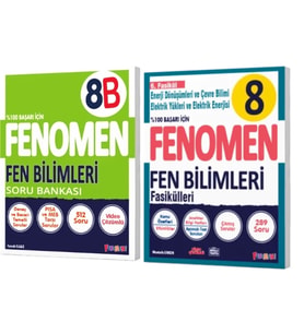 8. SINIF Fen Bilimleri B Soru Bankası + Fen Bilimleri 6. Fasikül (Enerji Dön. Ve Çevre Bil.-Elektrik
