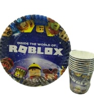 Roblox Tabak Bardak Set 8 Kişilik-