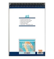 GIPTA PRISMA A5 100YP. PERFORAJLI  SPİRALLİ KARTON KAPAK BLOKNOT DEFTER DÜZ - 1296