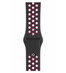 Pazariz Watch Uyumlu  Silikon Delikli Kordon Kayış Seri 42-44 mm