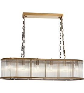 AVONNI AV-60355-E120X40 Eskitme Kaplama Modern Avize E27 Metal Cam 120x40cm