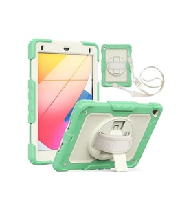 Newface Apple iPad 5 Air 9.7 Kılıf Strap New Tablet Kapak - Yeşil
