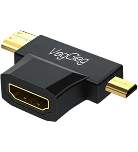 Mini HDMI/Micro HDMI Erkek to HDMI Dişi Dönüştürücü Adaptör