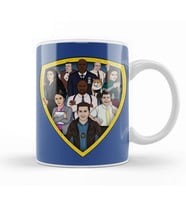 Brooklyn Nine Nine Art The Cast Kupa Bardak Porselen