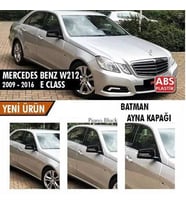 Mercedes Benz W212 2009-2016 Batman Yarasa Ayna Kapağı Piano Black ABS Plastik