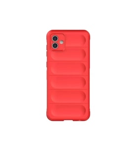 Newface Samsung Galaxy A06 Kılıf Optimum Silikon - Kırmızı