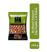 Drhazel Naturel Çiğ Fındık 250 g x 8 Paket