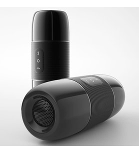 Wowyes B2 Bluetooth Kontrollü Vajina Mastürbatör&Müzik Çalar Hoparlörü