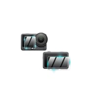DJI Osmo Action 6 Kamera için 9H Nano IPG ProActive Ekran Koruyucu (2 Adet Büyük, 1 Küçük Ekran), Pürüzsüz Cam Bitiş,