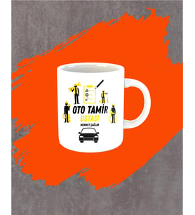 Kişiye Özel Oto Tamir Ustası Kupa Bardak