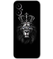 Omix X5 Kılıf HD Desen Baskılı Arka Kapak - King Lion