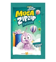 Muga Zıpzıp Tatilde (Renkli - Resimli)
