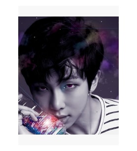 Bts Rm, Namjoon Tablo Ahşap Poster Dekoratif Kod3663