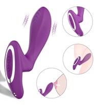 MR Z. Klitoris ve Vajina Uyarıcı G-Spot Tapping Su Geçirmez 3 in 1 Vibratör