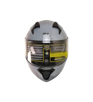 Motosiklet Çene Açılır Kask Güneş Vizörlü Ece 22.06 Sertifikalı New Motor Kaskı V2 Gri