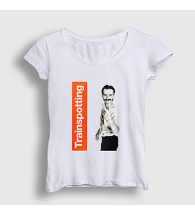 Presmono Kadın Beyaz Begbie Film Trainspotting T-Shirt 451898tt
